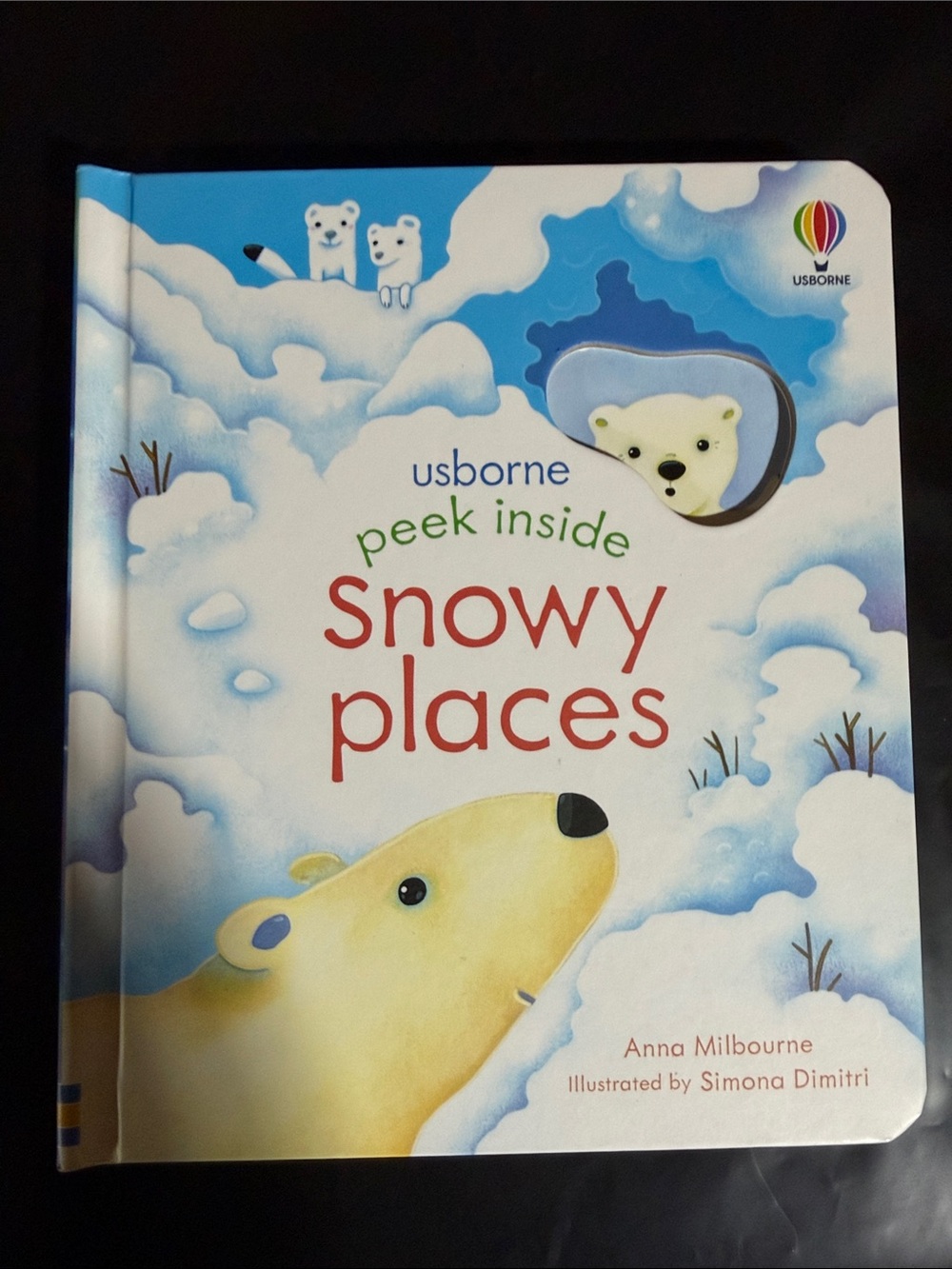 USBORNE Peep Inside Snowy places Board book - Picture 2 of 3